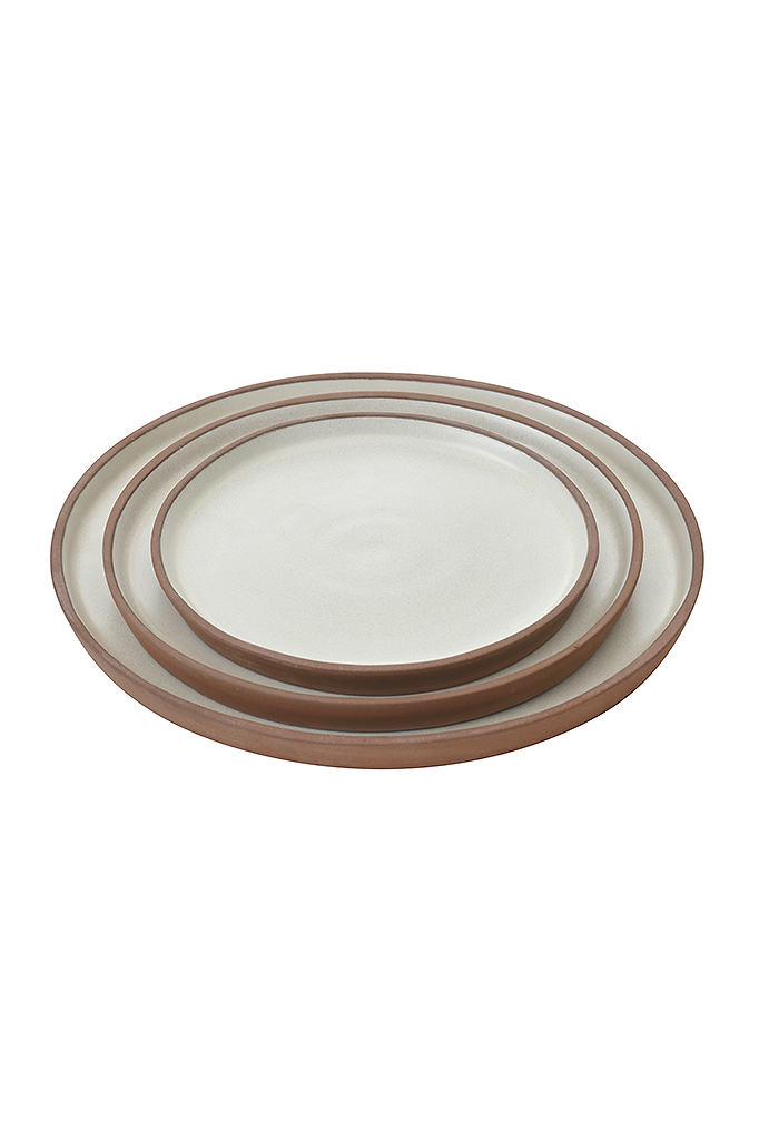 Terracotta Cream Dinner Plate