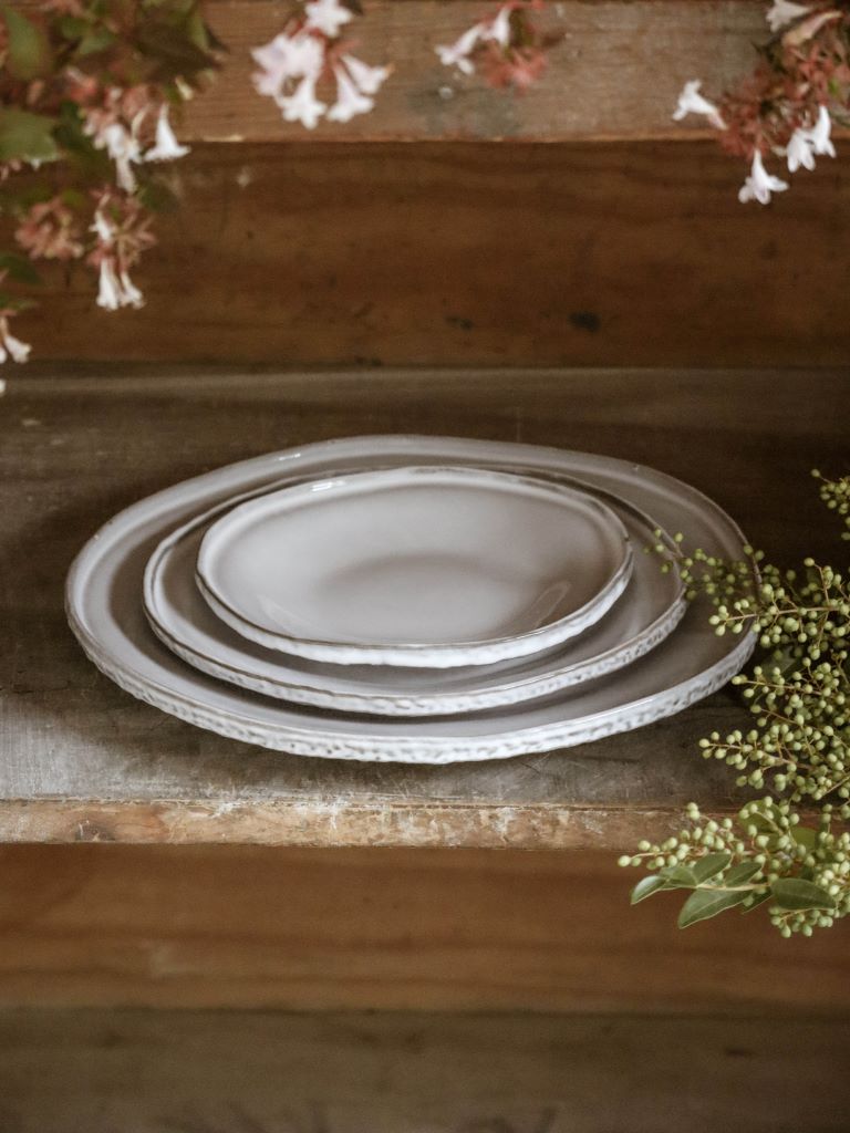 UBUNTU Plate 21 cm diameter, Stone