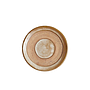 Half-glaze ceramic tea cup (sand brown)