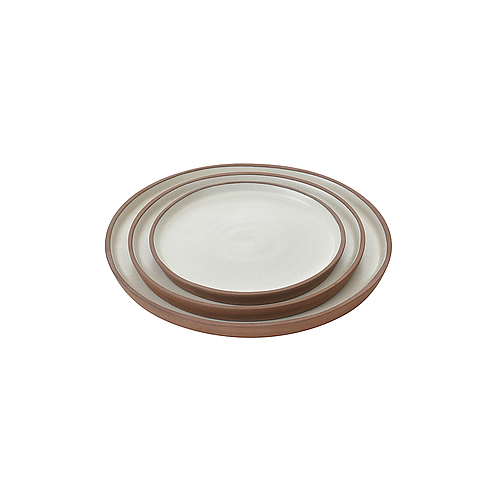 Terracotta Cream Dinner Plate