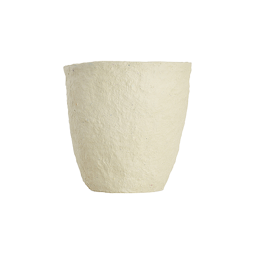 Paper Mache Bin in Natural Finish