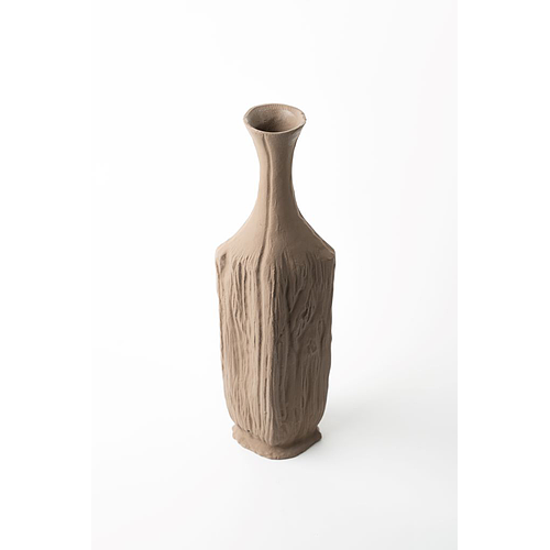 ALUMINIUM CHARCOAL VASE