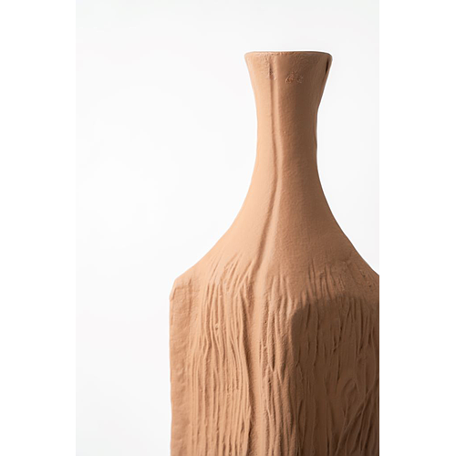 ALUMINIUM RUBY LONG VASE