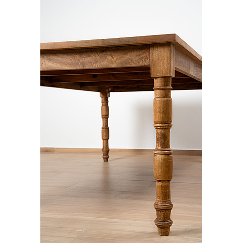 VINTAGE MANGO WOOD DINING TABLE 220X116X77