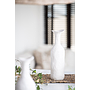 Aluminium white flower vase 