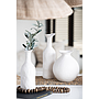 Aluminium white flower vase 