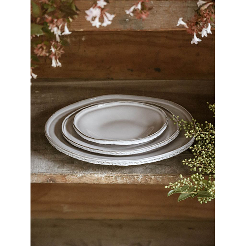 UBUNTU Plate 27 cm diameter, Stone